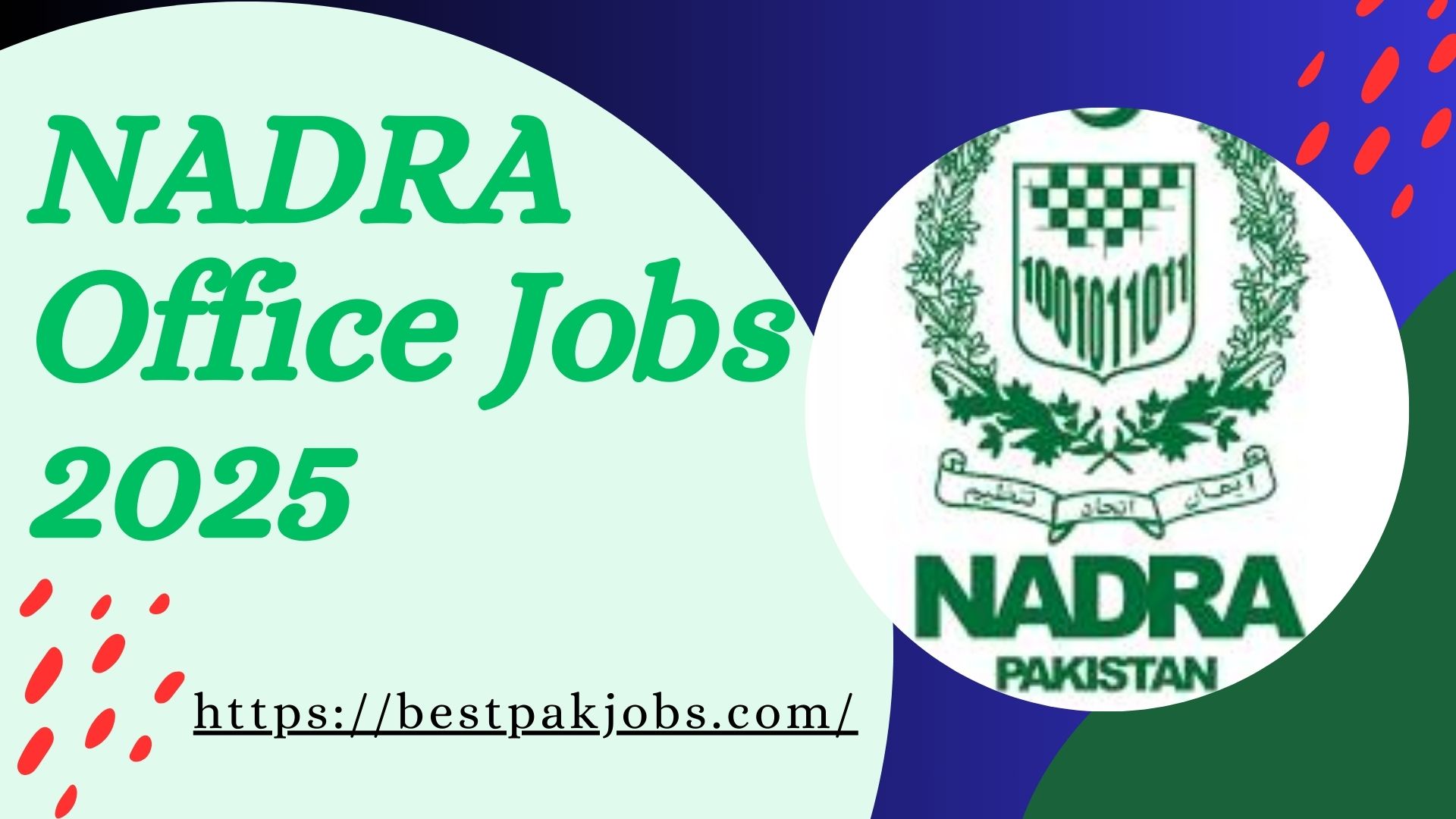 NADRA Office Jobs