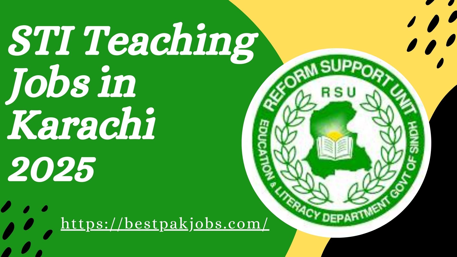 STI Teaching Jobs in Karachi