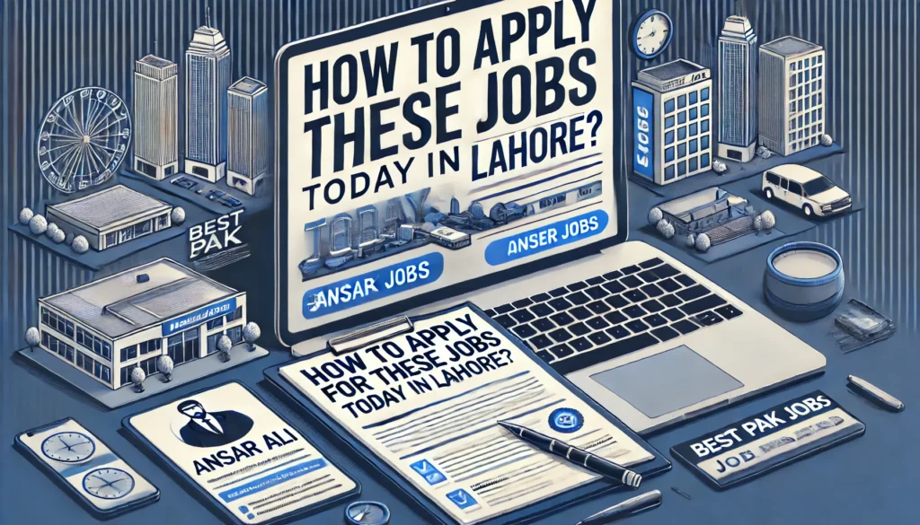 How to Apply for These Jobs Today in Lahore?