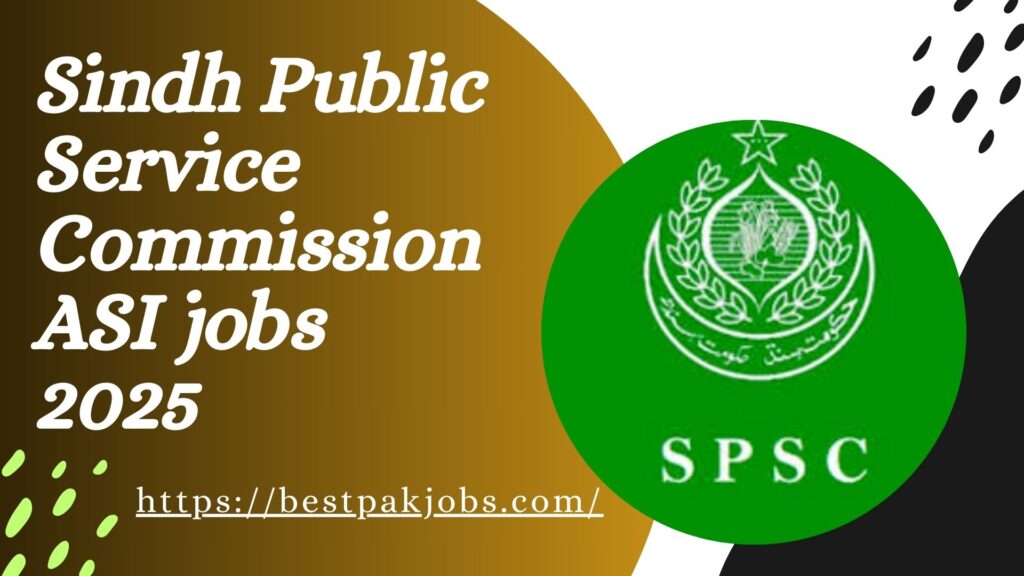 Sindh Public Service Commission ASI jobs